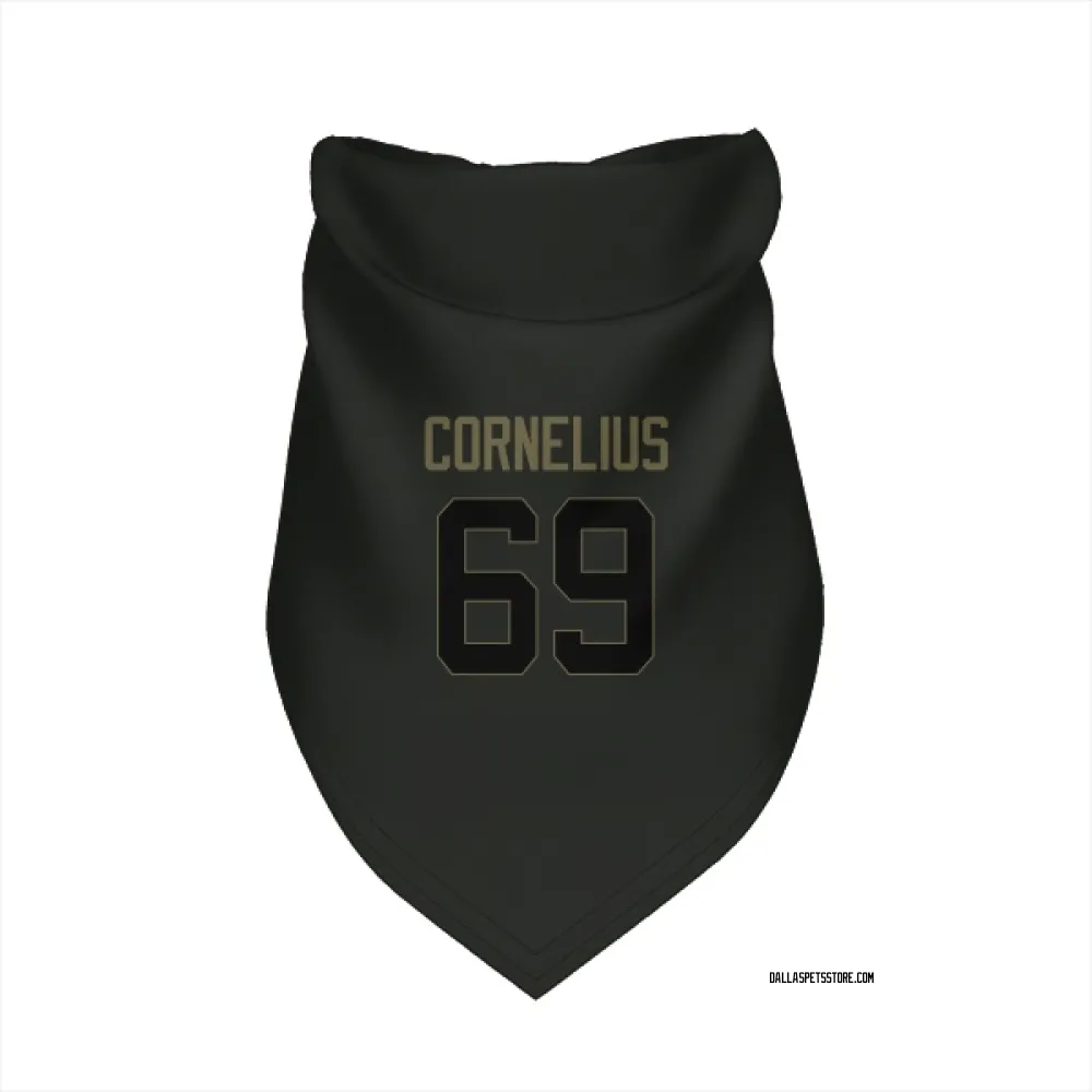 Dallas Cowboys Ajani Cornelius Black Service Pet Bandana for Dog & Cat