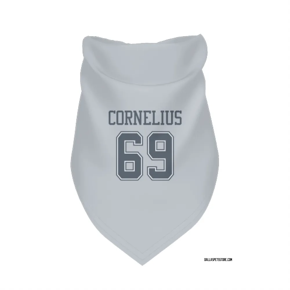 Dallas Cowboys Ajani Cornelius Gray Pet Bandana for Dog & Cat