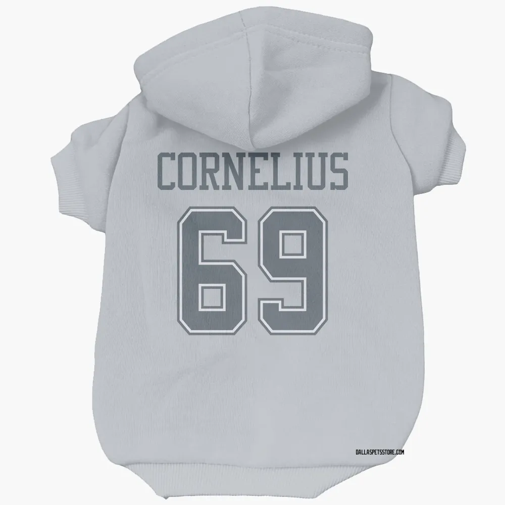 Dallas Cowboys Ajani Cornelius Gray Pet Hoodie for Dog & Cat