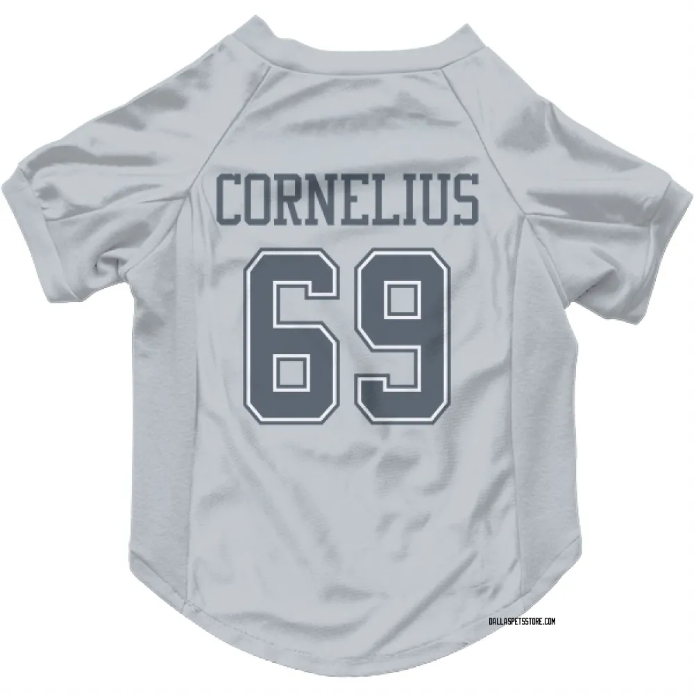 Dallas Cowboys Ajani Cornelius Gray Pet Jersey for Dog & Cat