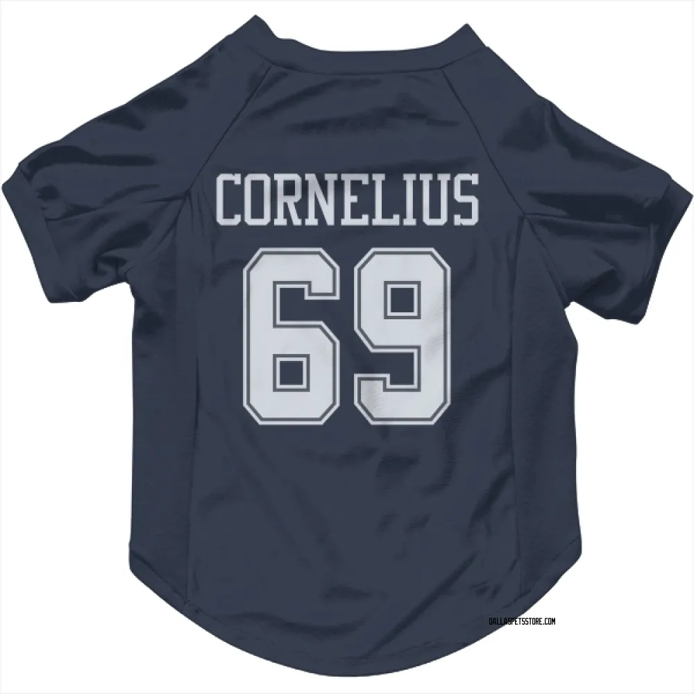 Dallas Cowboys Ajani Cornelius Navy Pet Jersey for Dog & Cat