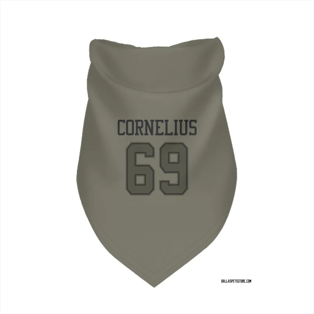 Dallas Cowboys Ajani Cornelius Olive Pet Bandana for Dog & Cat