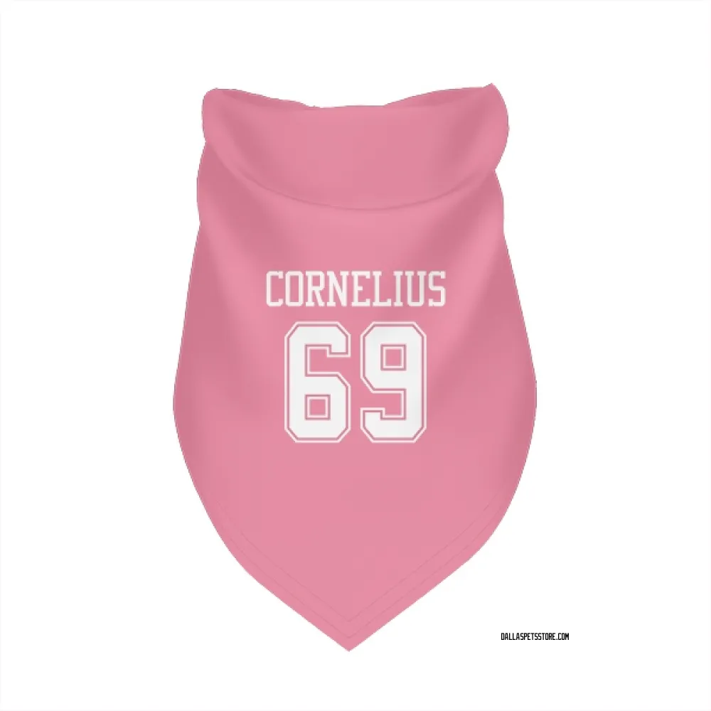 Dallas Cowboys Ajani Cornelius Pink Pet Bandana for Dog & Cat