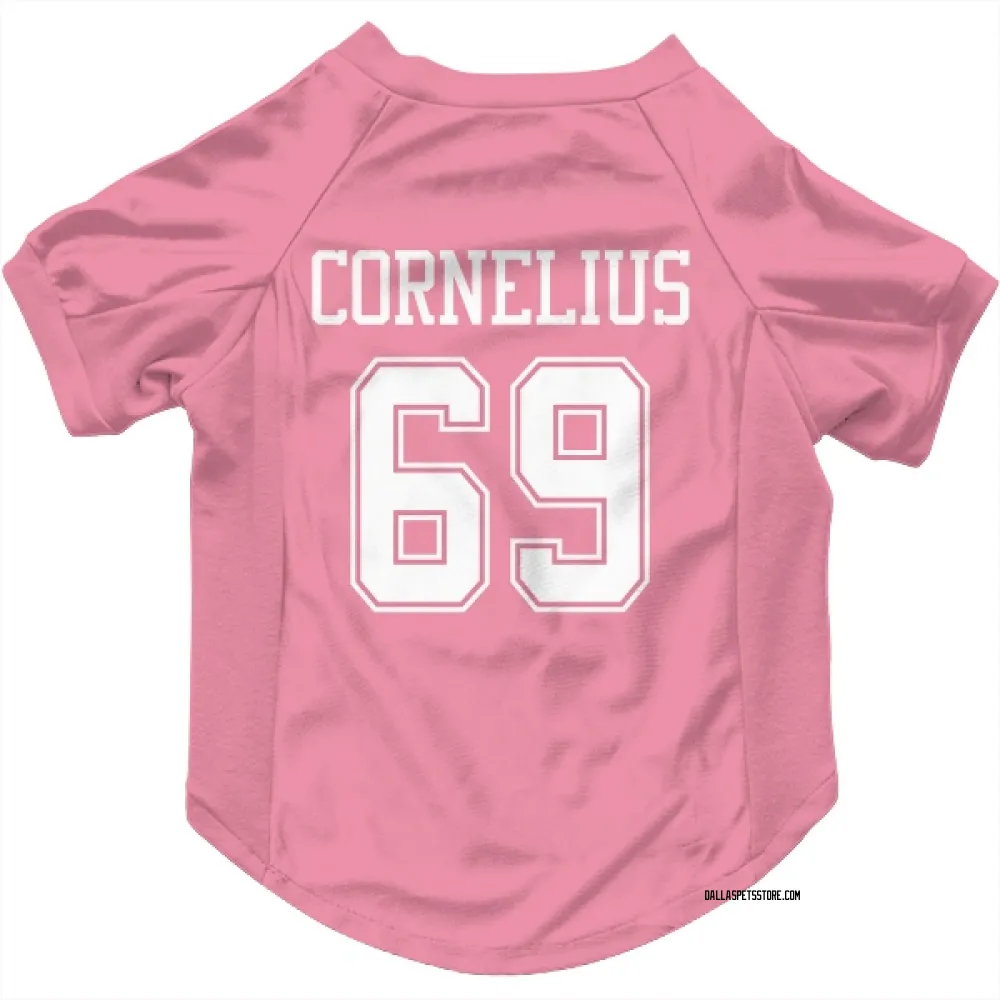 Dallas Cowboys Ajani Cornelius Pink Pet Jersey for Dog & Cat