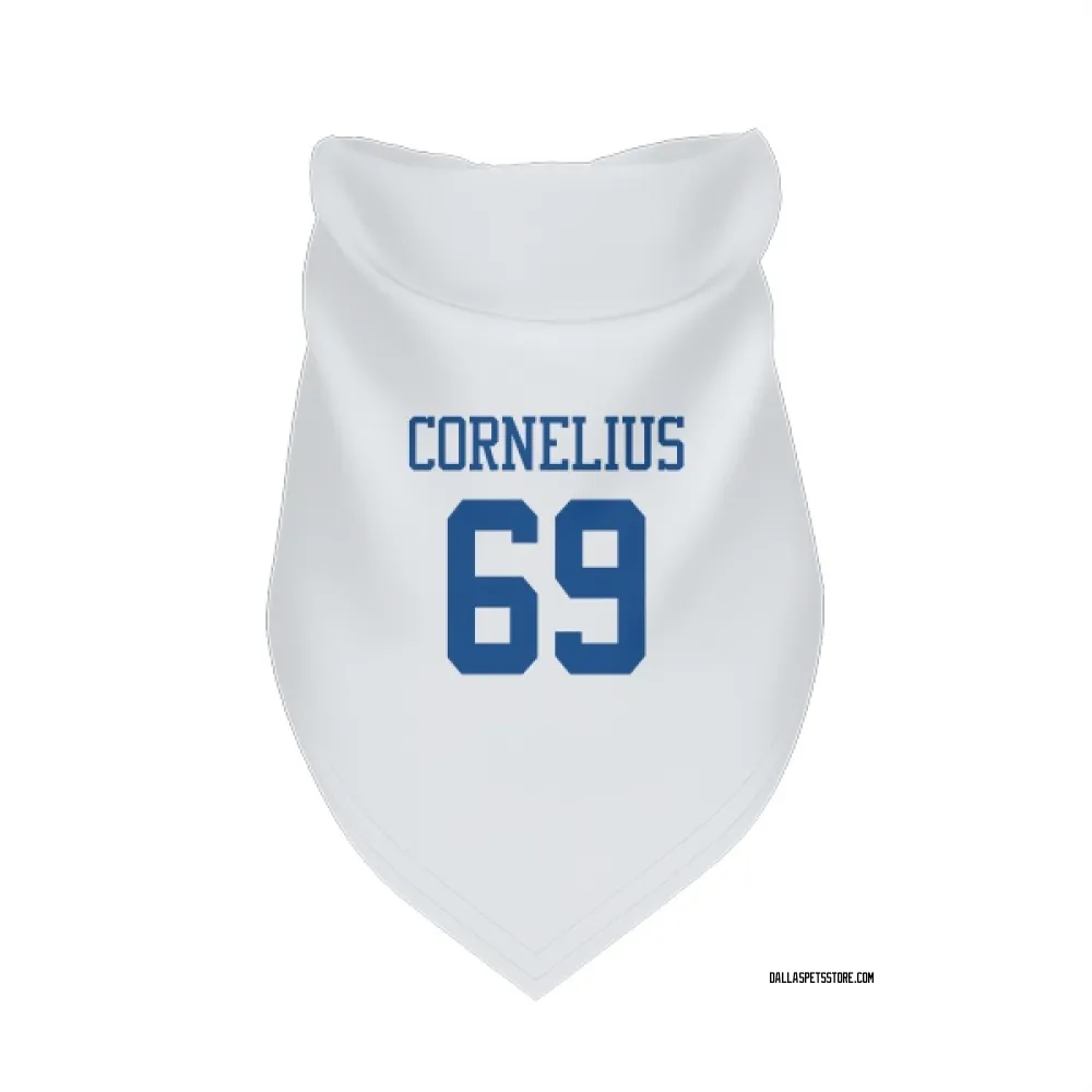 Dallas Cowboys Ajani Cornelius White Pet Bandana for Dog & Cat