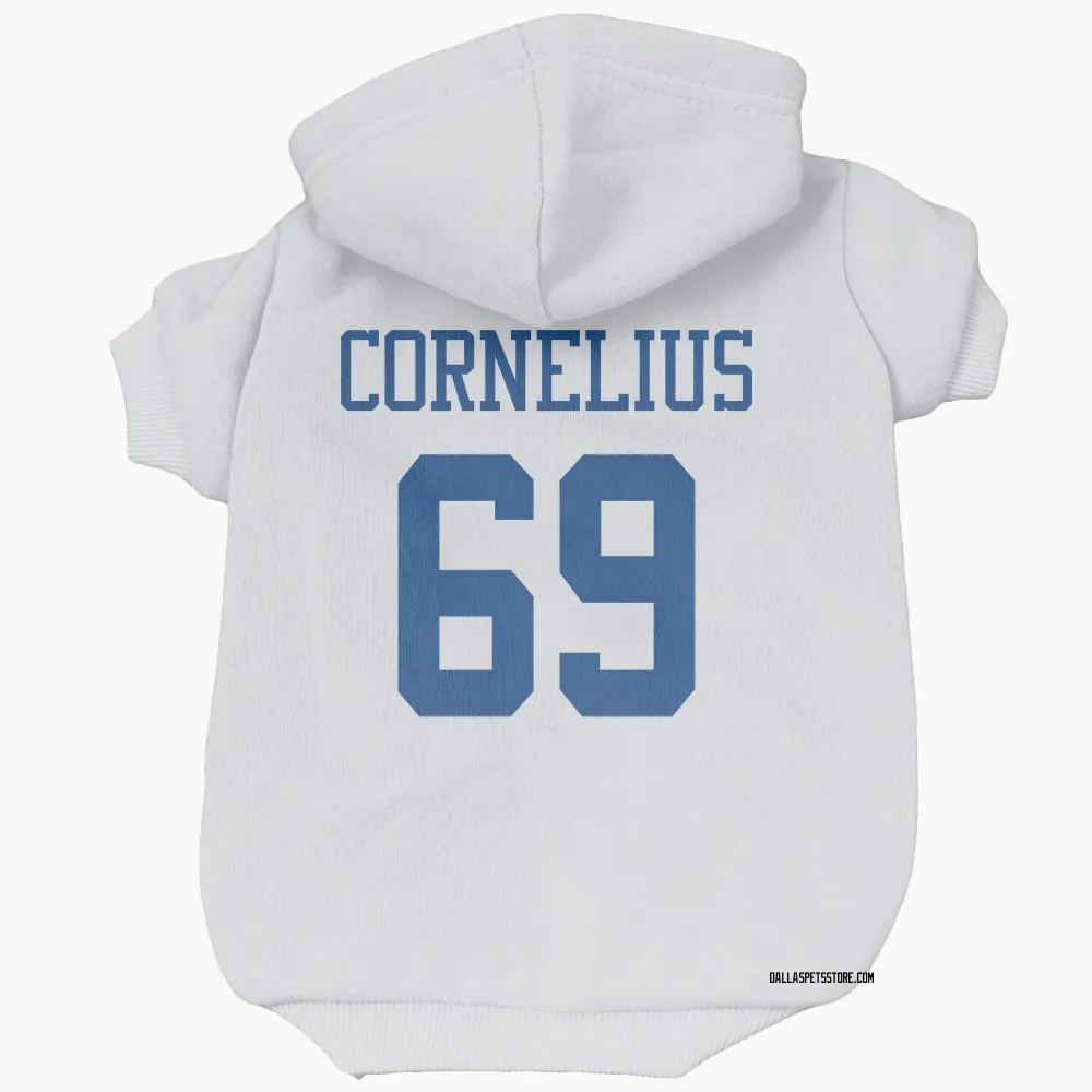 Dallas Cowboys Ajani Cornelius White Pet Hoodie for Dog & Cat