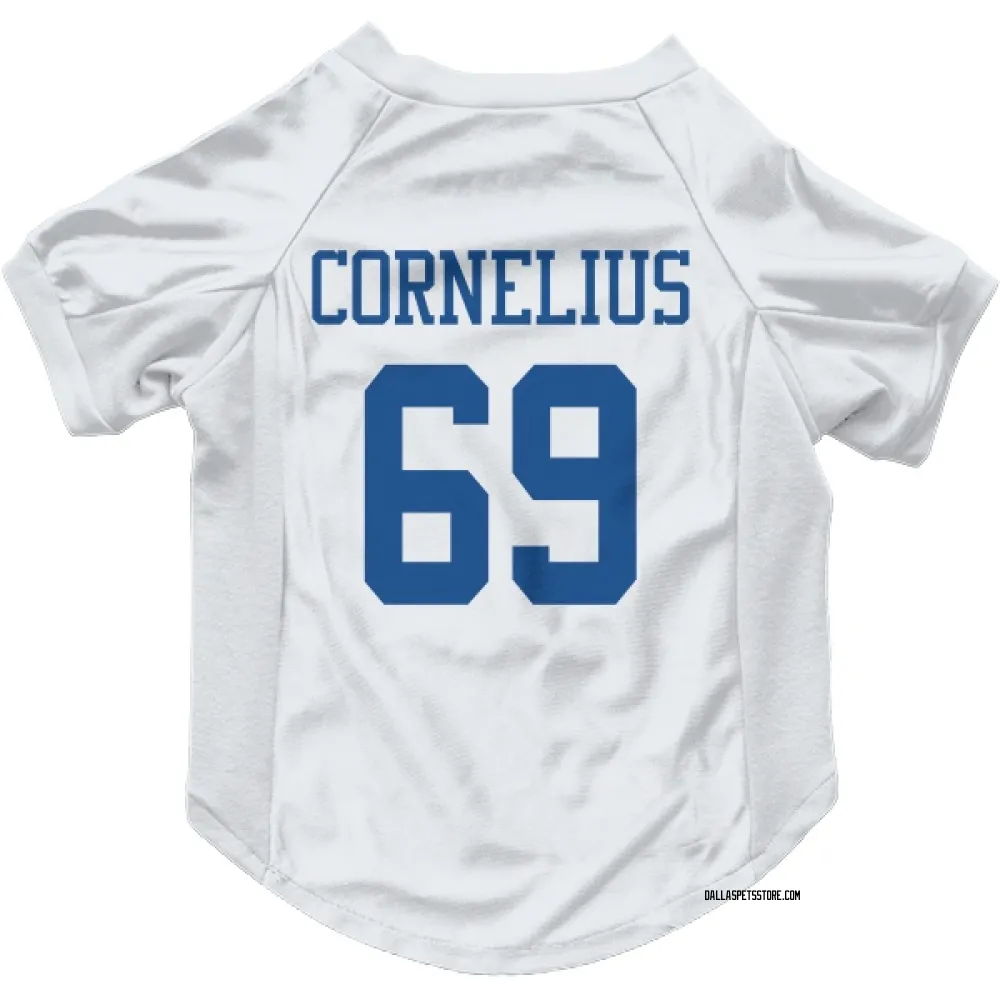 Dallas Cowboys Ajani Cornelius White Pet Jersey for Dog & Cat