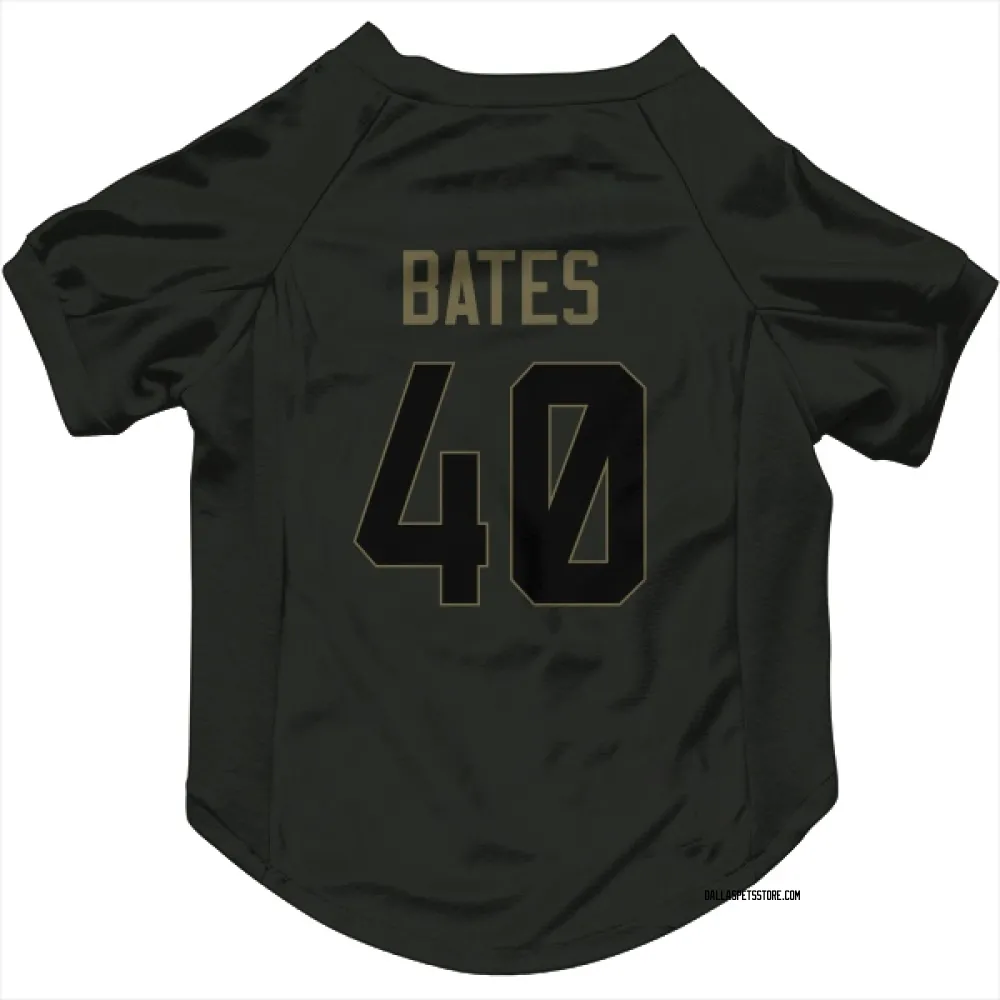 Dallas Cowboys Bill Bates Black Service Pet Jersey for Dog & Cat
