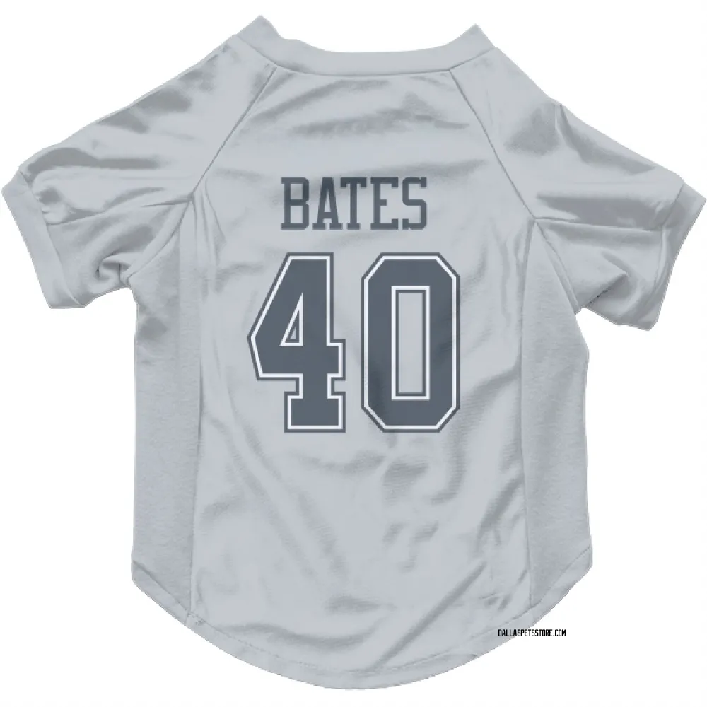 Dallas Cowboys Bill Bates Gray Pet Jersey for Dog & Cat