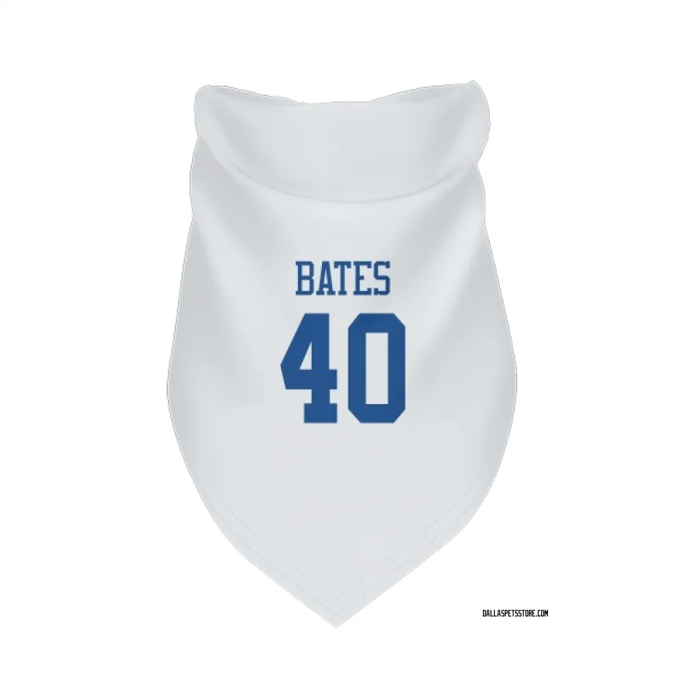 Dallas Cowboys Bill Bates White Pet Bandana for Dog & Cat