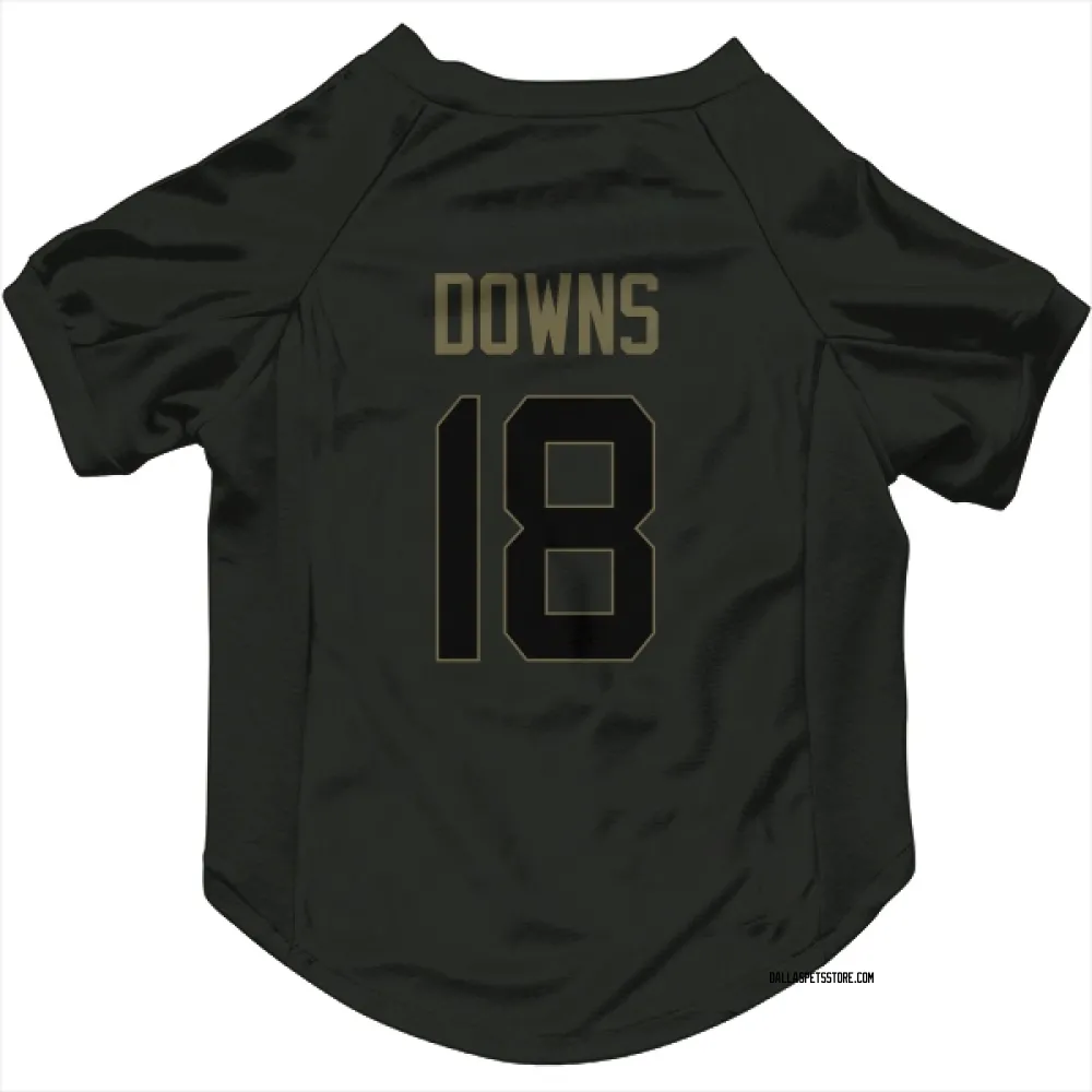 Dallas Cowboys Caleb Downs Black Service Pet Jersey for Dog & Cat