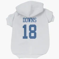 Dallas Cowboys Caleb Downs White Pet Hoodie for Dog & Cat
