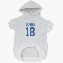 Dallas Cowboys Caleb Downs White Pet Hoodie for Dog & Cat