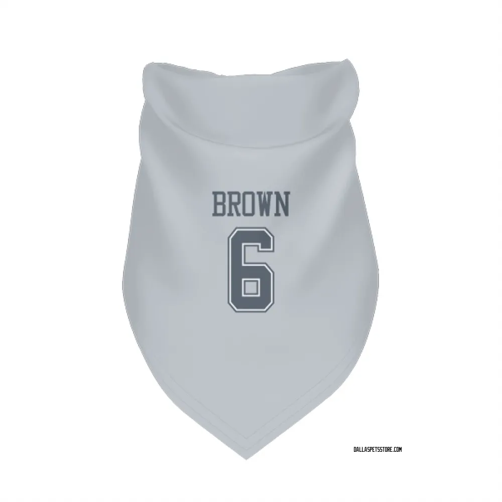 Dallas Cowboys Camden Brown Gray Pet Bandana for Dog & Cat