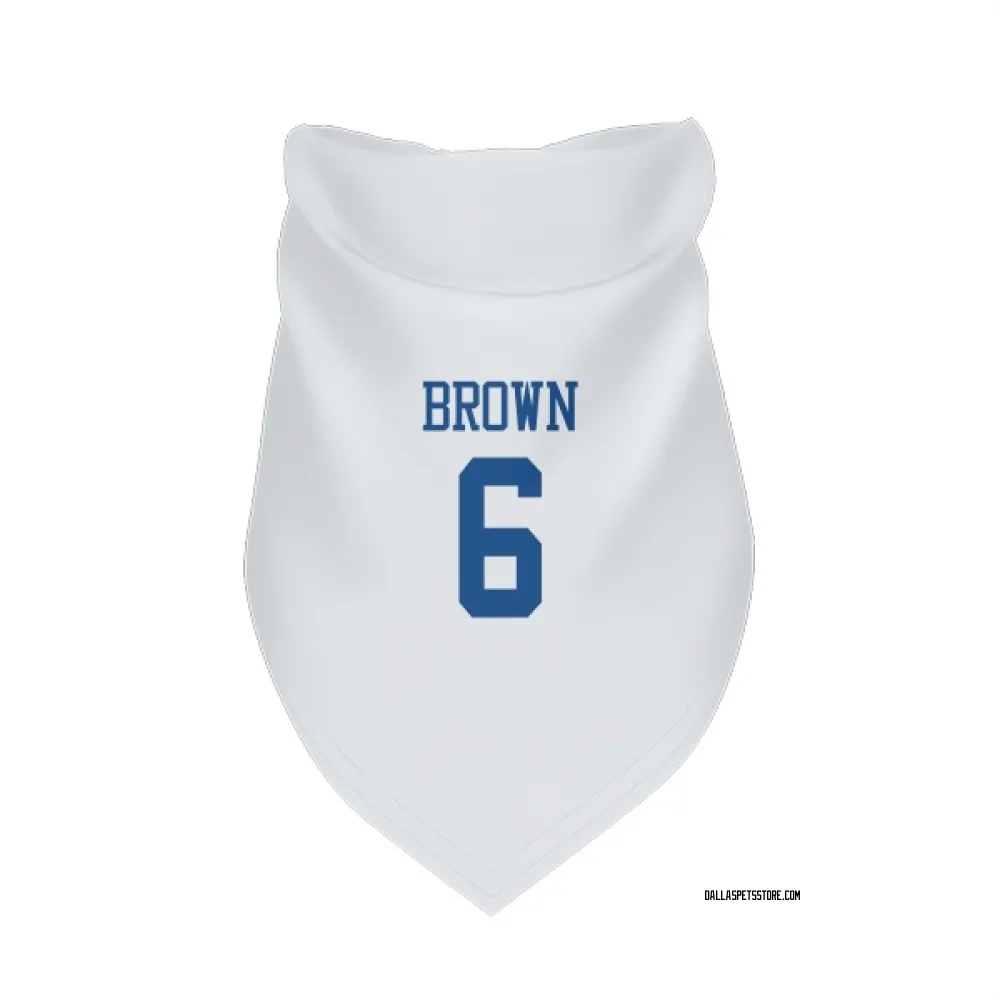 Dallas Cowboys Camden Brown White Pet Bandana for Dog & Cat