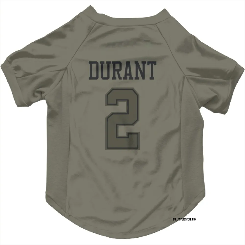 Dallas Cowboys Cobie Durant Olive Pet Jersey for Dog & Cat