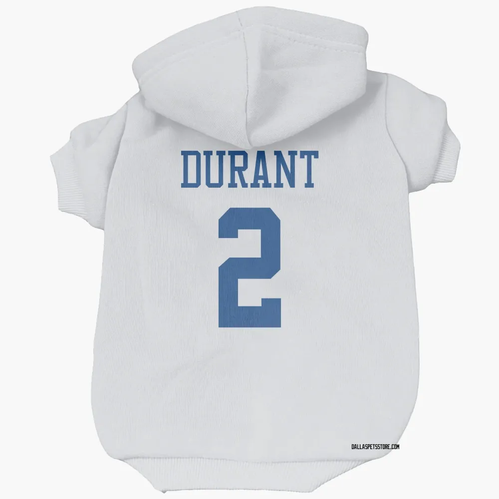 Dallas Cowboys Cobie Durant White Pet Hoodie for Dog & Cat
