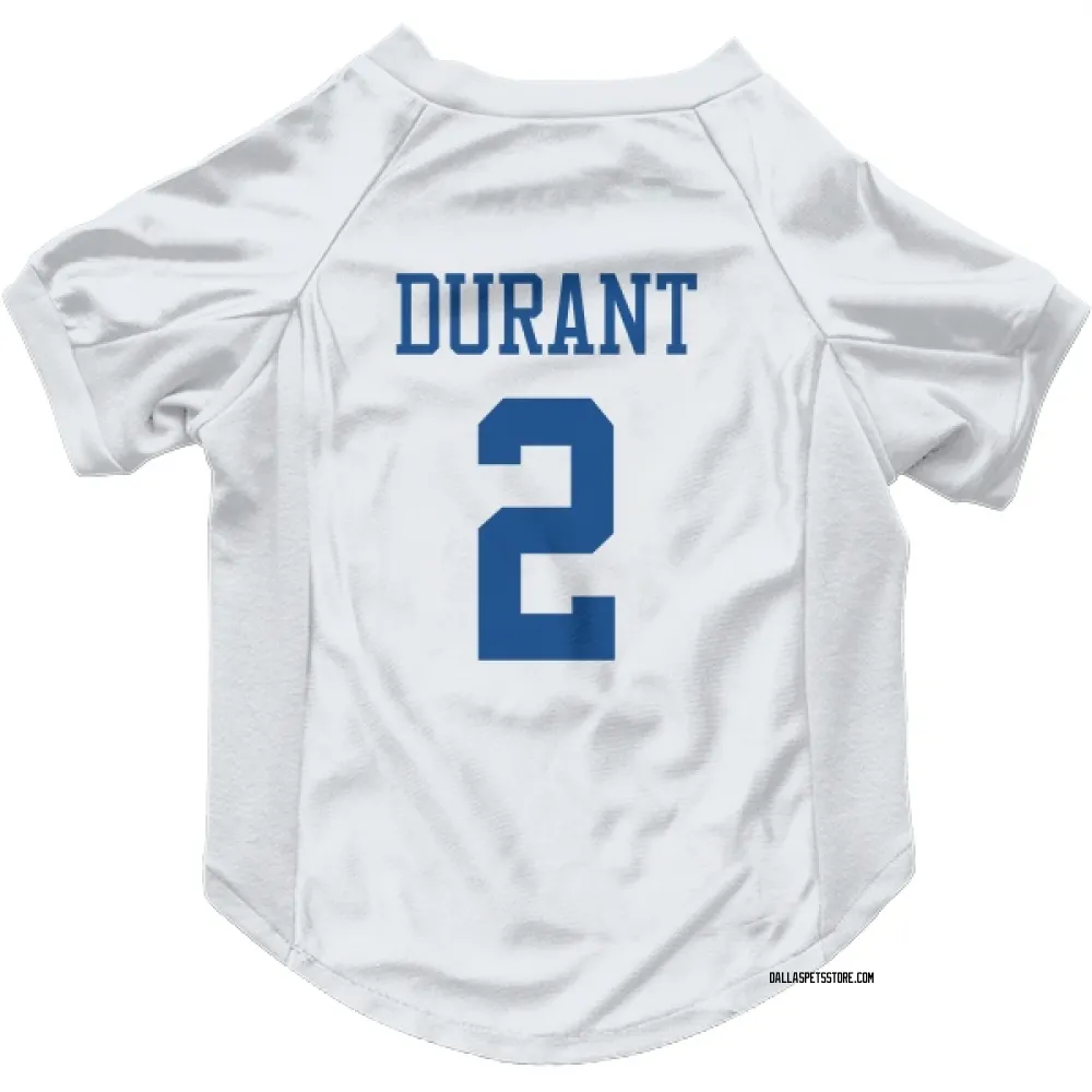 Dallas Cowboys Cobie Durant White Pet Jersey for Dog & Cat
