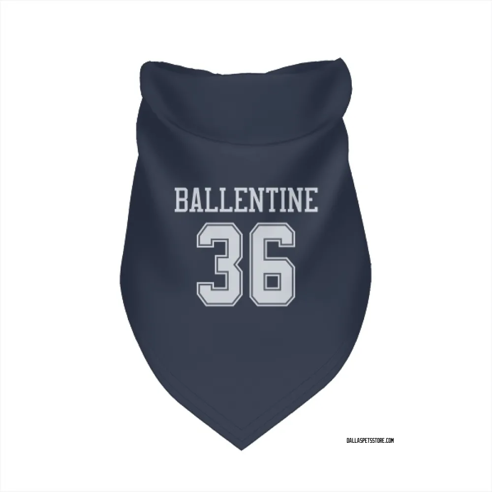 Dallas Cowboys Corey Ballentine Navy Pet Bandana for Dog & Cat