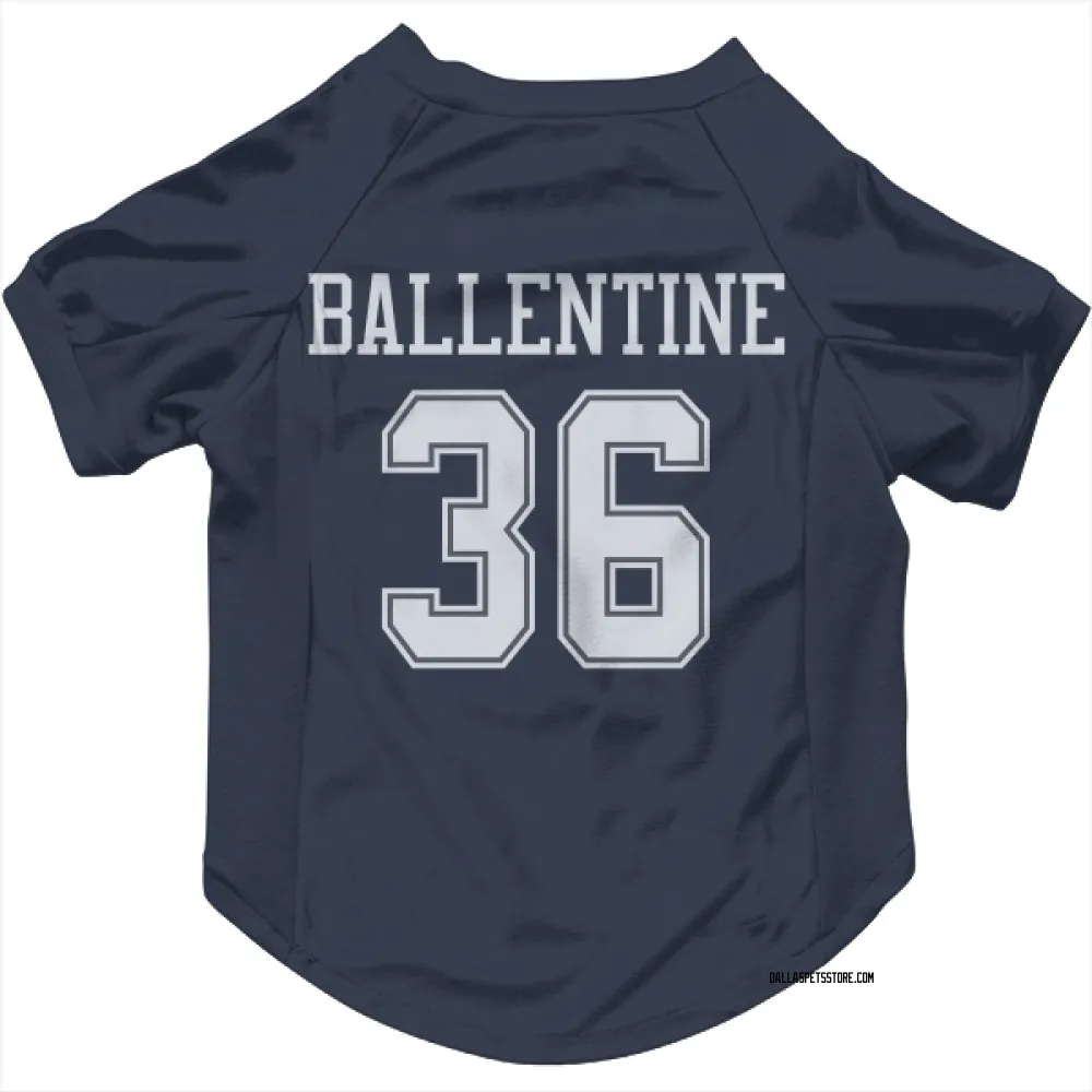 Dallas Cowboys Corey Ballentine Navy Pet Jersey for Dog & Cat