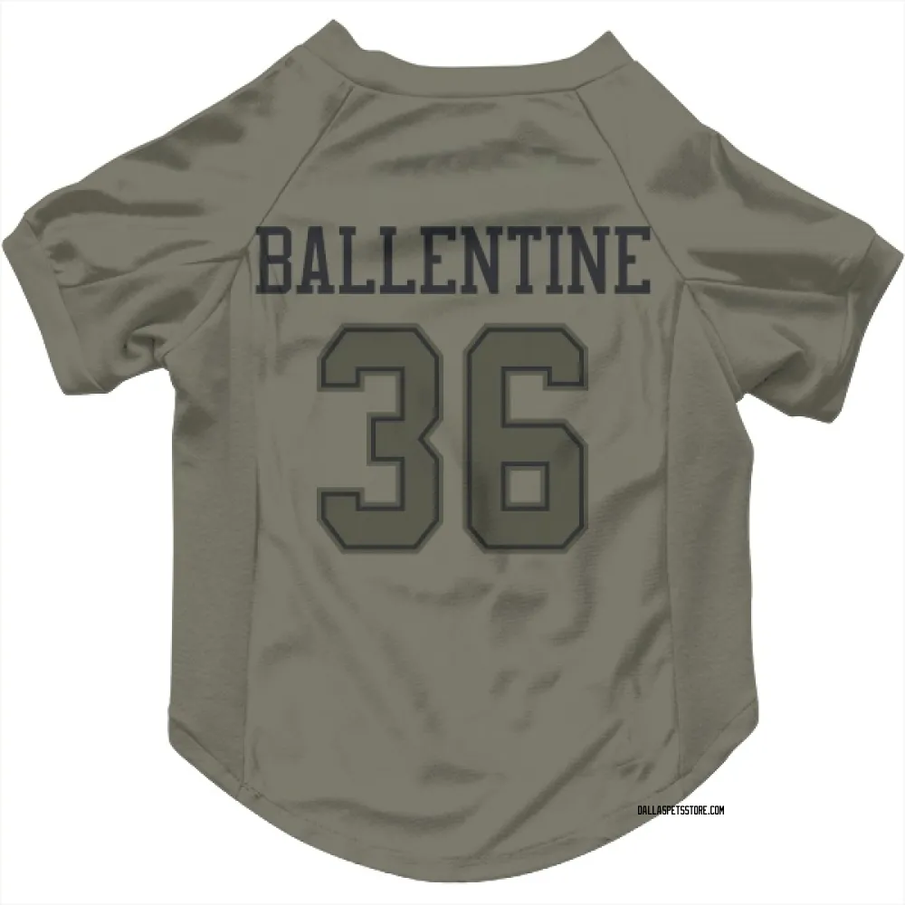 Dallas Cowboys Corey Ballentine Olive Pet Jersey for Dog & Cat