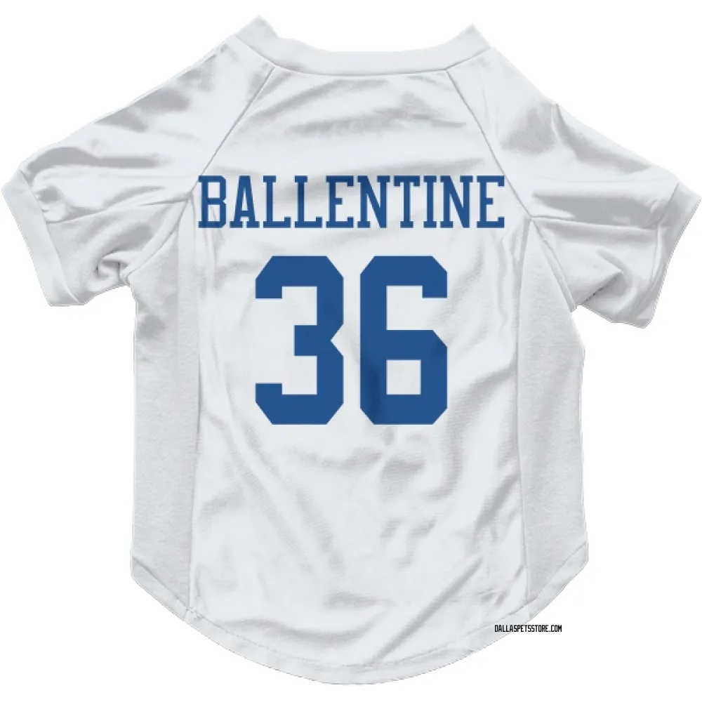 Dallas Cowboys Corey Ballentine White Pet Jersey for Dog & Cat