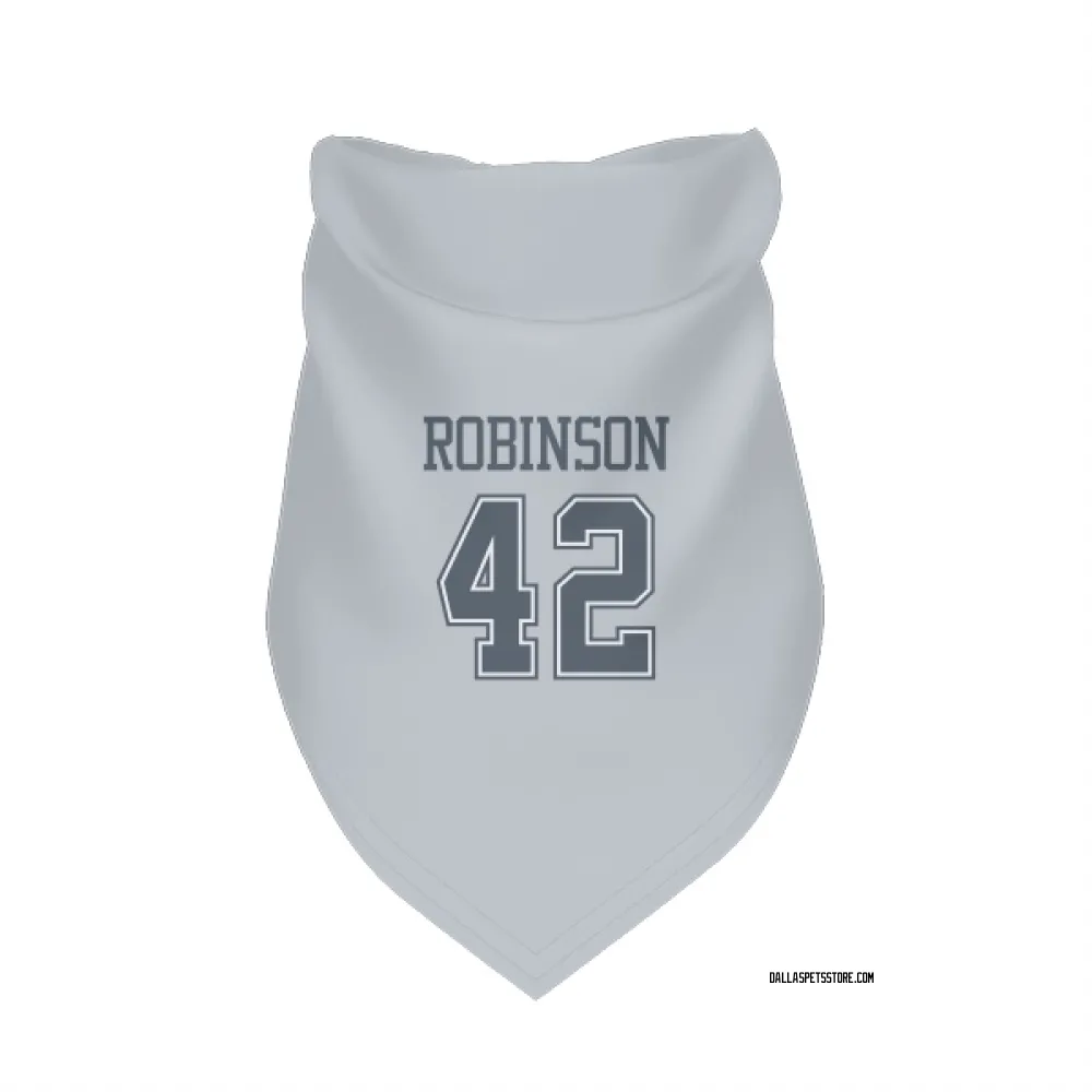 Dallas Cowboys Curtis Robinson Gray Pet Bandana for Dog & Cat
