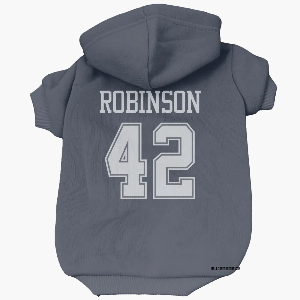Dallas Cowboys Curtis Robinson Navy Pet Hoodie for Dog & Cat