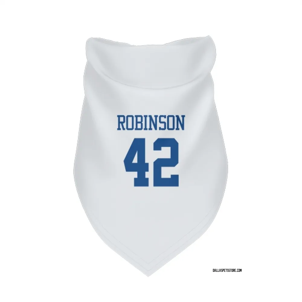 Dallas Cowboys Curtis Robinson White Pet Bandana for Dog & Cat