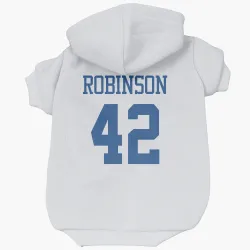 Dallas Cowboys Curtis Robinson White Pet Hoodie for Dog & Cat