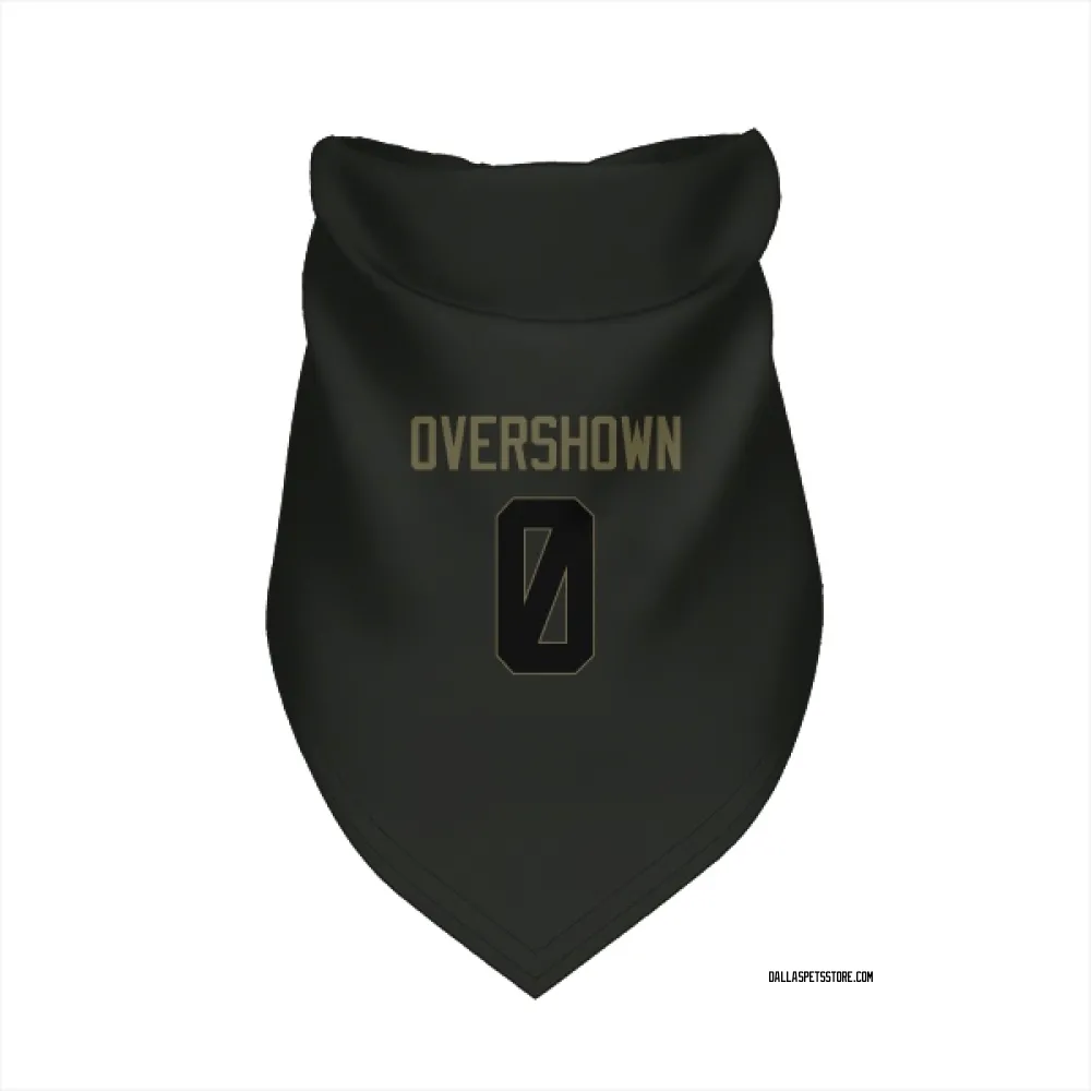 Dallas Cowboys DeMarvion Overshown Black Service Pet Bandana for Dog & Cat