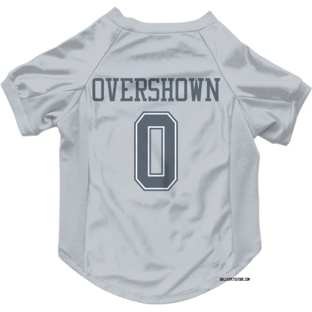 Dallas Cowboys DeMarvion Overshown Gray Pet Jersey for Dog & Cat