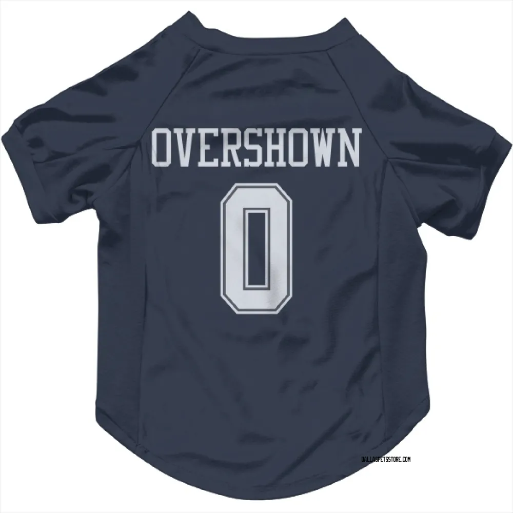 Dallas Cowboys DeMarvion Overshown Navy Pet Jersey for Dog & Cat