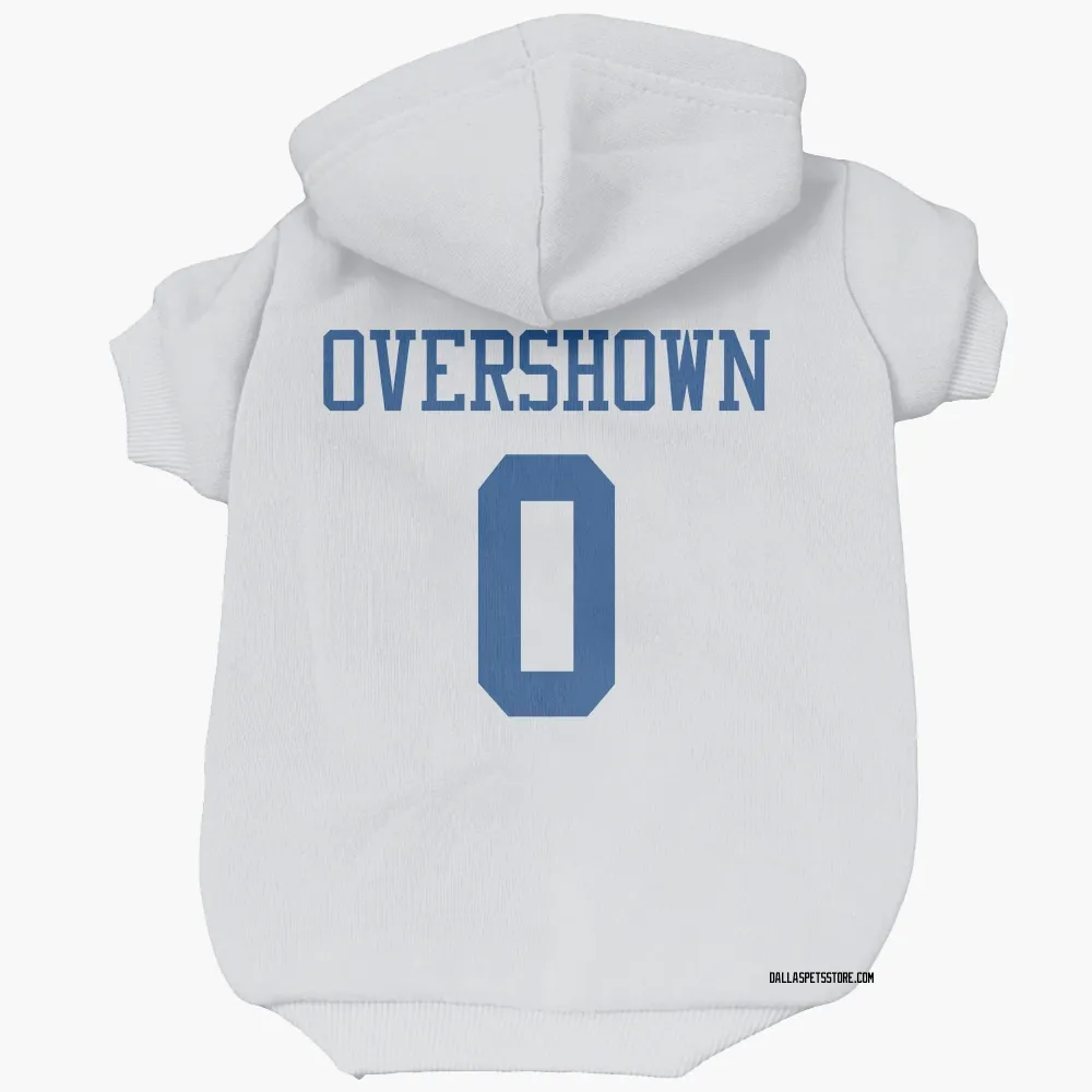Dallas Cowboys DeMarvion Overshown White Pet Hoodie for Dog & Cat