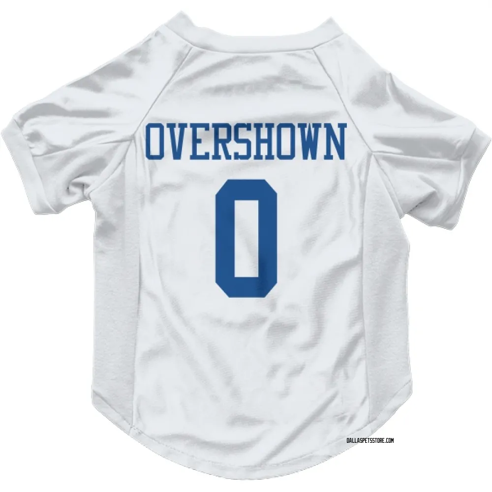 Dallas Cowboys DeMarvion Overshown White Pet Jersey for Dog & Cat