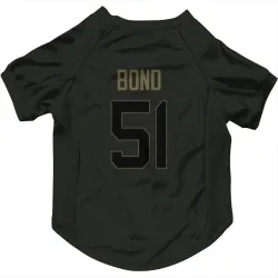 Dallas Cowboys Devante Bond Black Service Pet Jersey for Dog & Cat