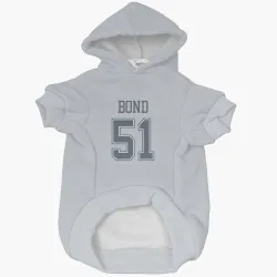 Dallas Cowboys Devante Bond Gray Pet Hoodie for Dog & Cat