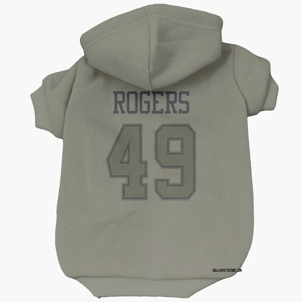Dallas Cowboys DJ Rogers Olive Pet Hoodie for Dog & Cat