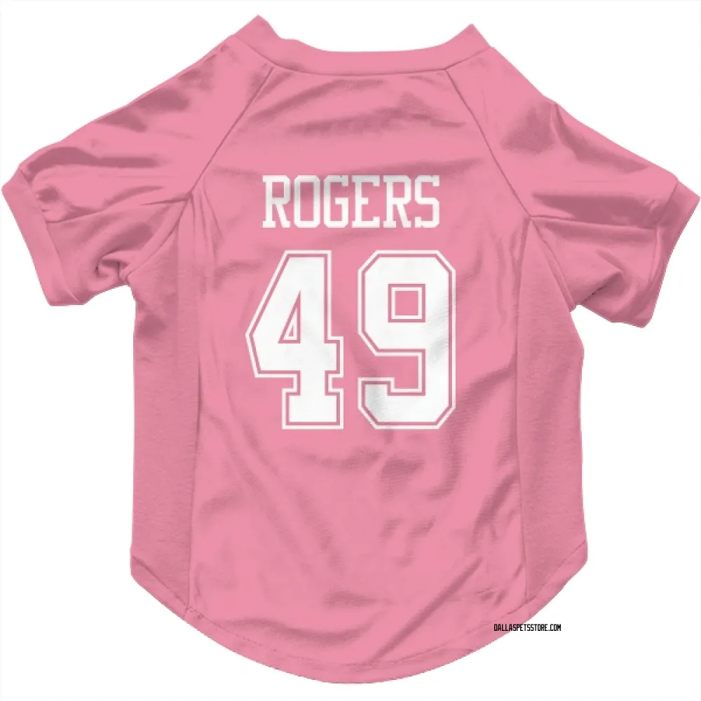 Dallas Cowboys DJ Rogers Pink Pet Jersey for Dog & Cat
