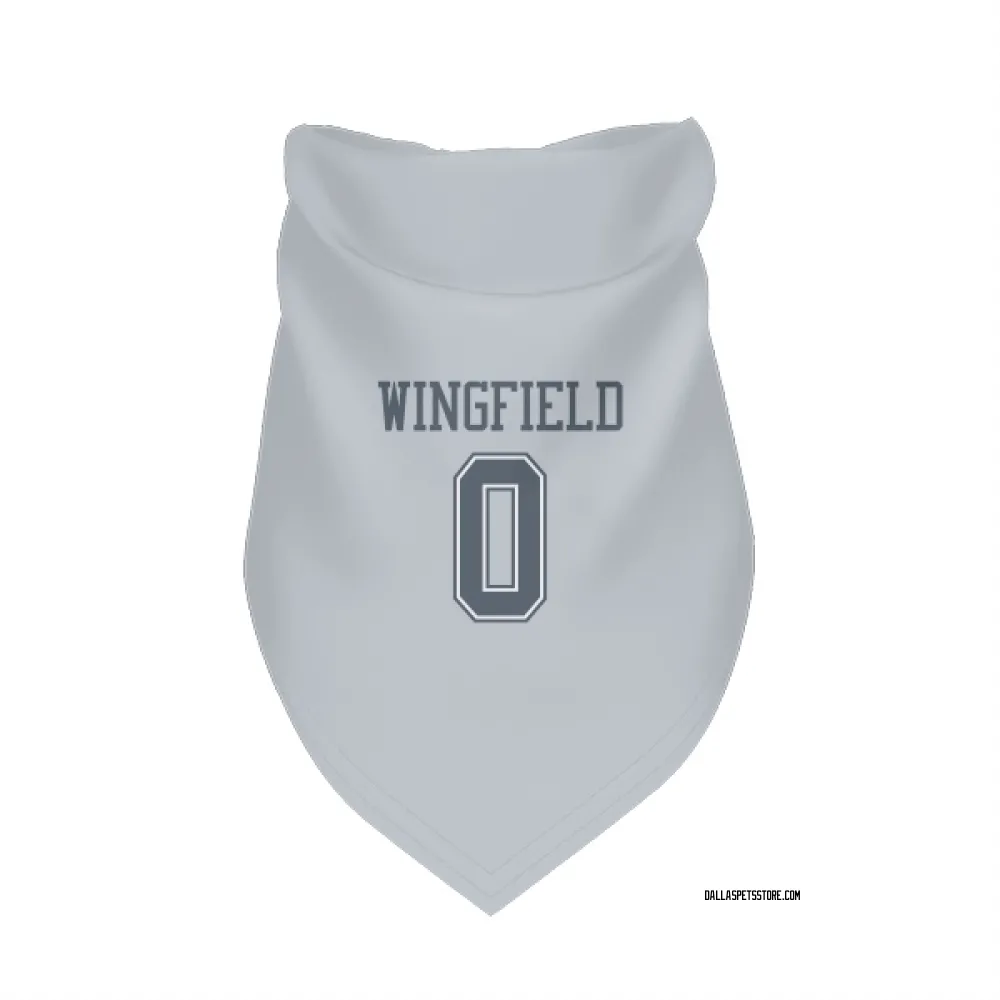 Dallas Cowboys DJ Wingfield Gray Pet Bandana for Dog & Cat