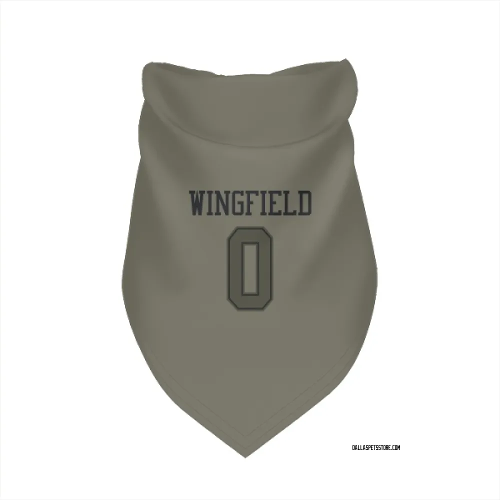 Dallas Cowboys DJ Wingfield Olive Pet Bandana for Dog & Cat