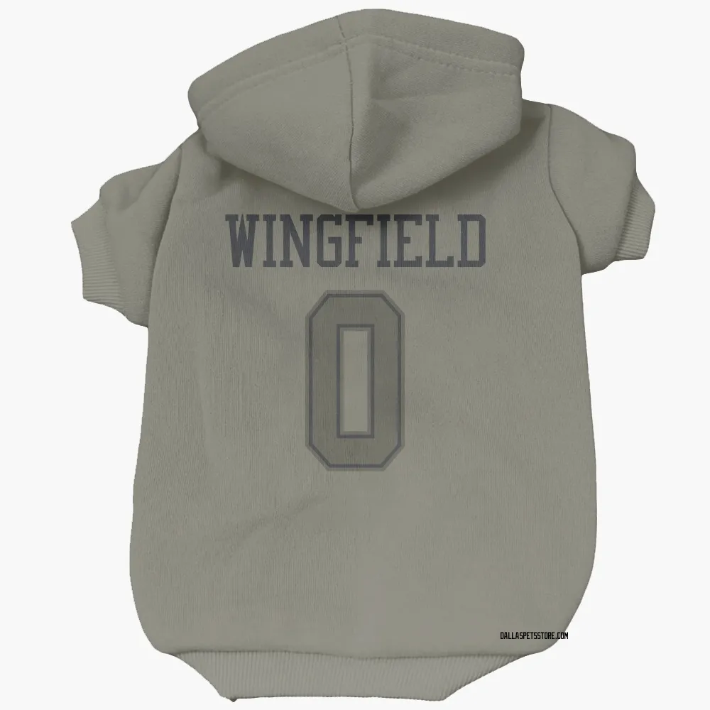 Dallas Cowboys DJ Wingfield Olive Pet Hoodie for Dog & Cat