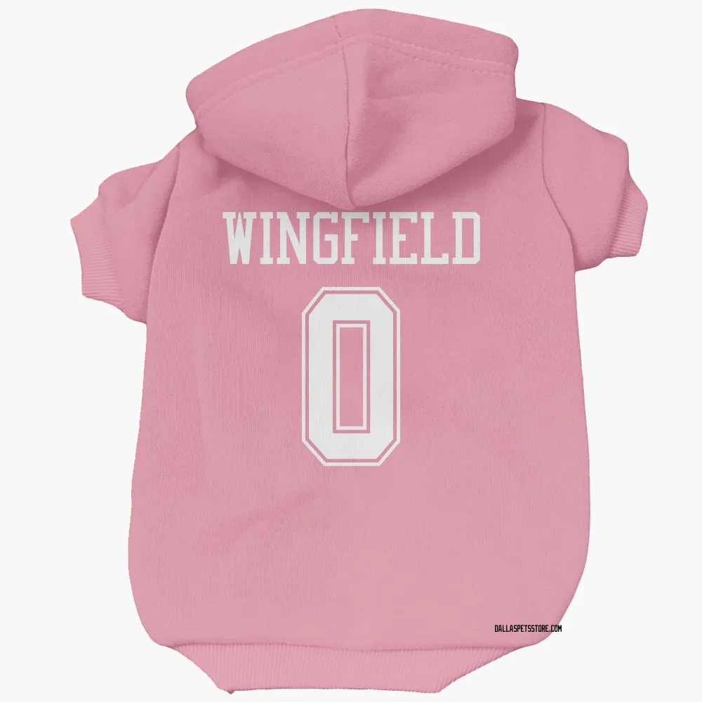 Dallas Cowboys DJ Wingfield Pink Pet Hoodie for Dog & Cat