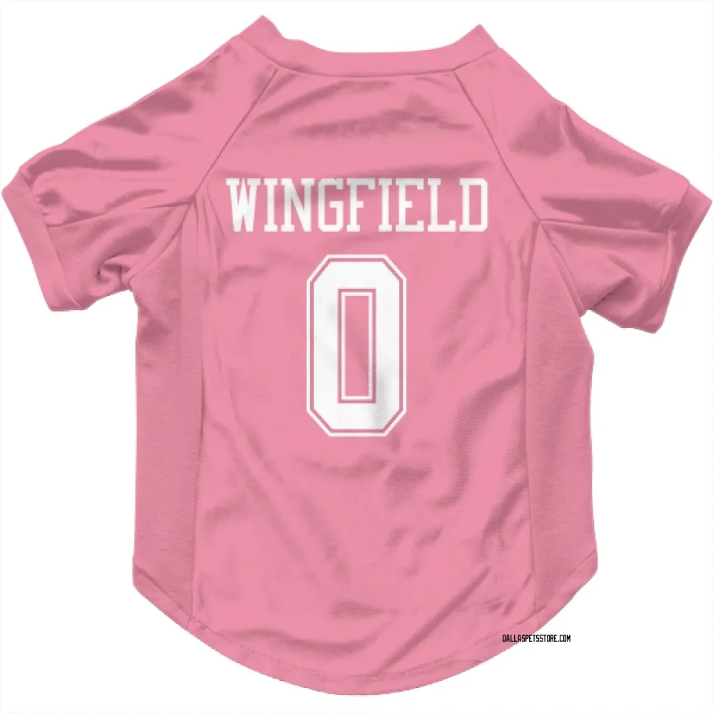 Dallas Cowboys DJ Wingfield Pink Pet Jersey for Dog & Cat