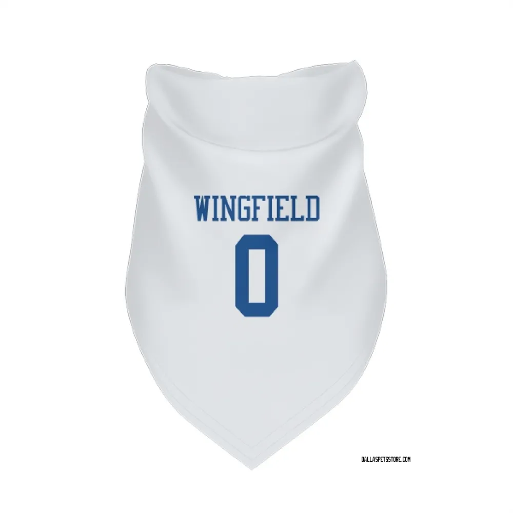 Dallas Cowboys DJ Wingfield White Pet Bandana for Dog & Cat