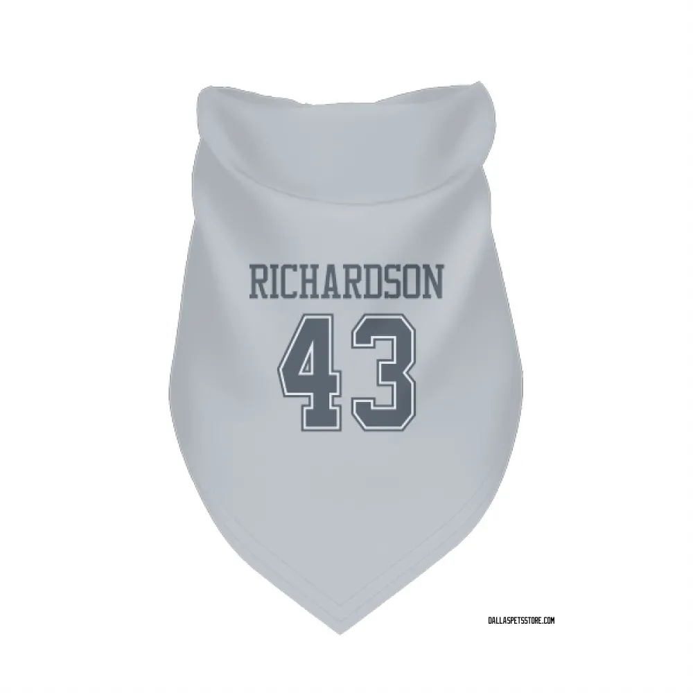 Dallas Cowboys Dominic Richardson Gray Pet Bandana for Dog & Cat