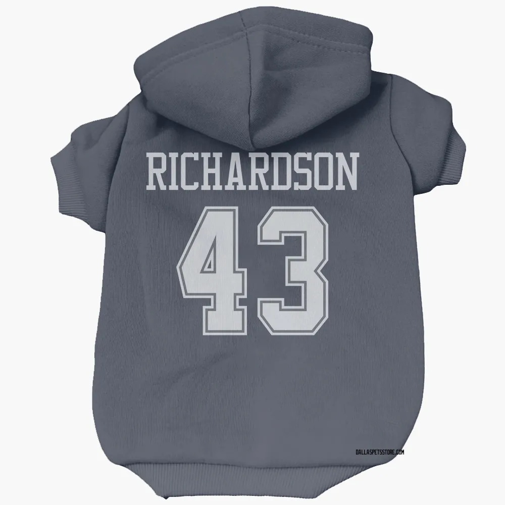 Dallas Cowboys Dominic Richardson Navy Pet Hoodie for Dog & Cat