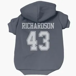 Dallas Cowboys Dominic Richardson Navy Pet Hoodie for Dog & Cat