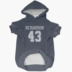 Dallas Cowboys Dominic Richardson Navy Pet Hoodie for Dog & Cat