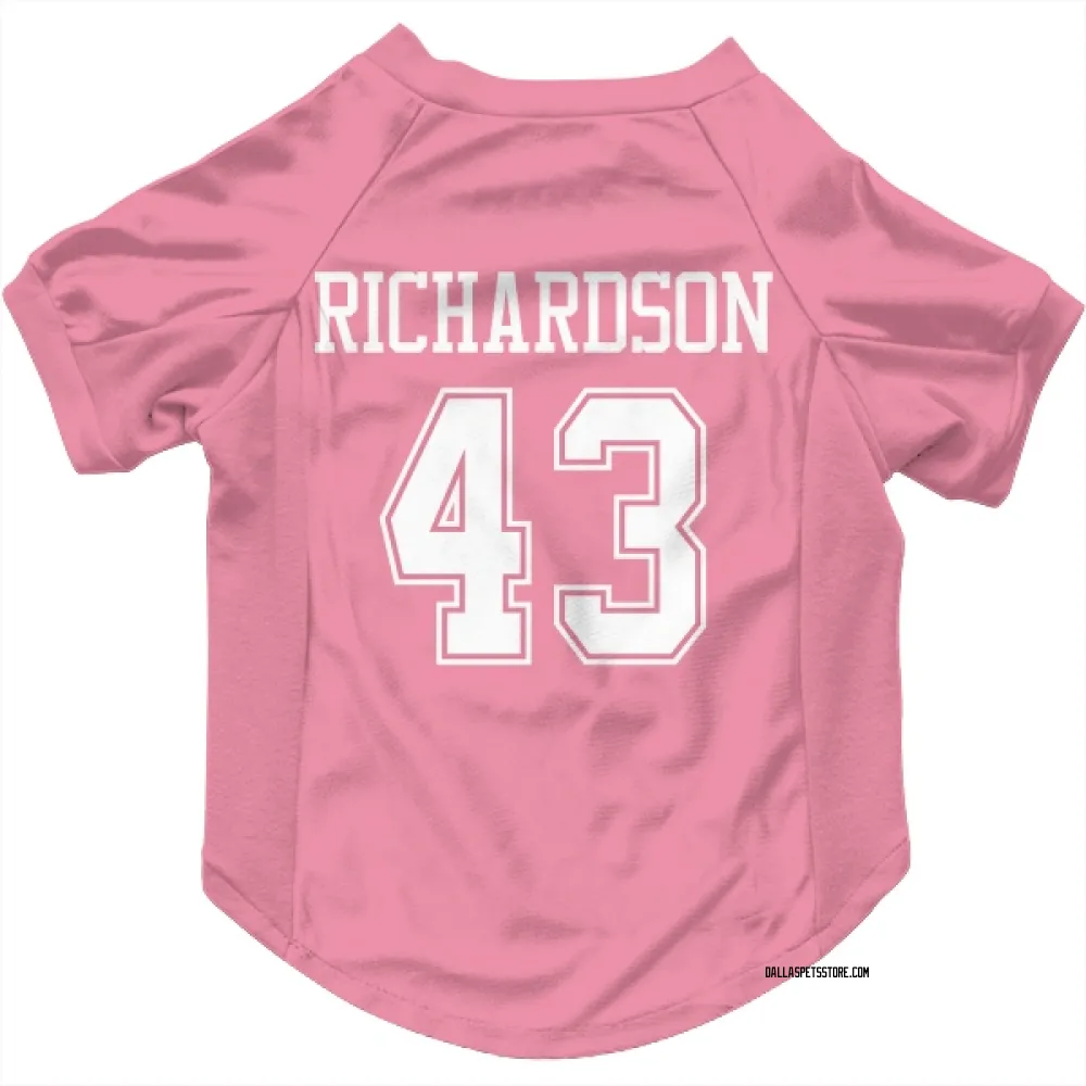 Dallas Cowboys Dominic Richardson Pink Pet Jersey for Dog & Cat
